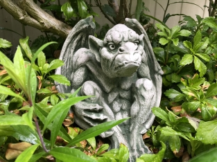 Gargoyle Figur Mittelalterlicher Drachendämon Beschützer Kirchenfiguren